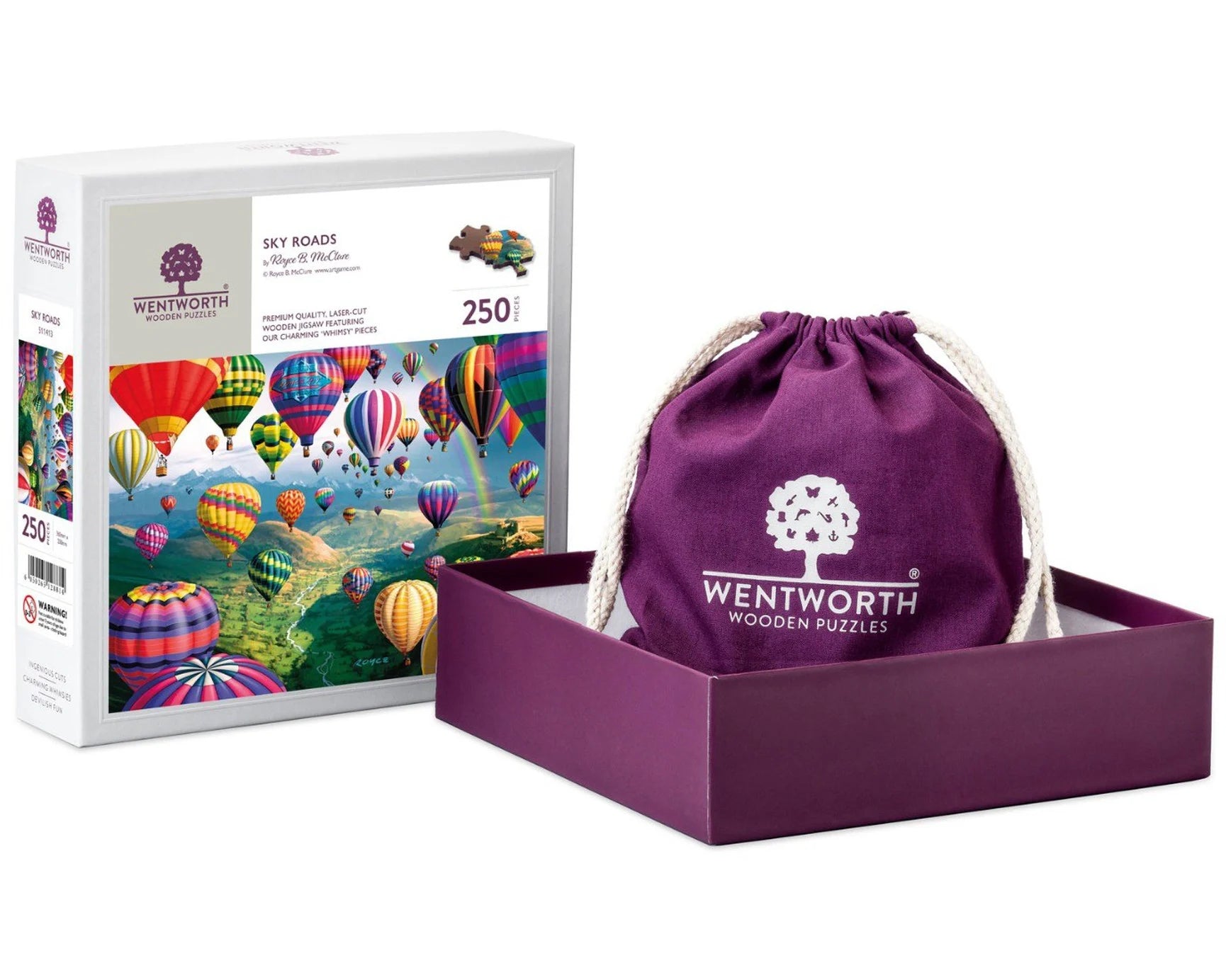 Wentworth Wooden Puzzles Sky Roads - Maxi 250 Pieces