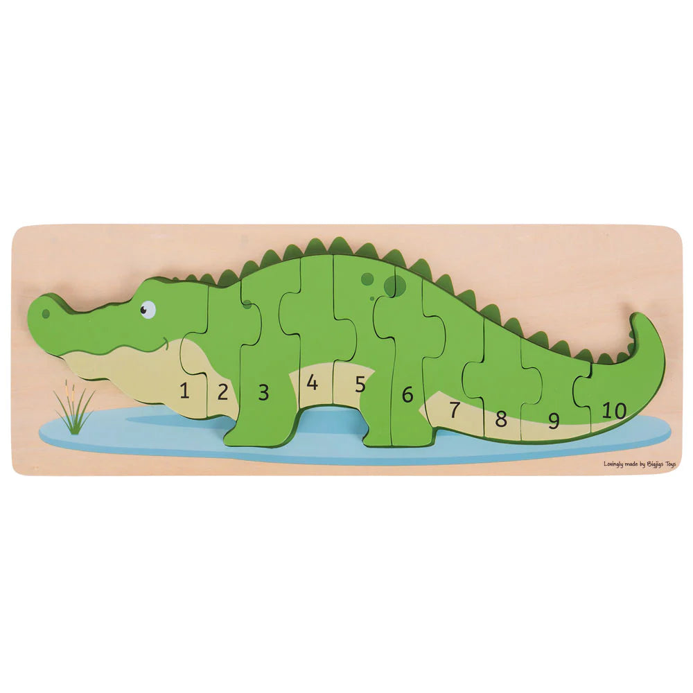 BigJigs Crocodile Number Puzzle