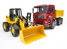 Bruder MAN TGA Construction Truck W/Articulated Road Loader