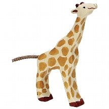 Holztiger Giraffe, Small, Feeding