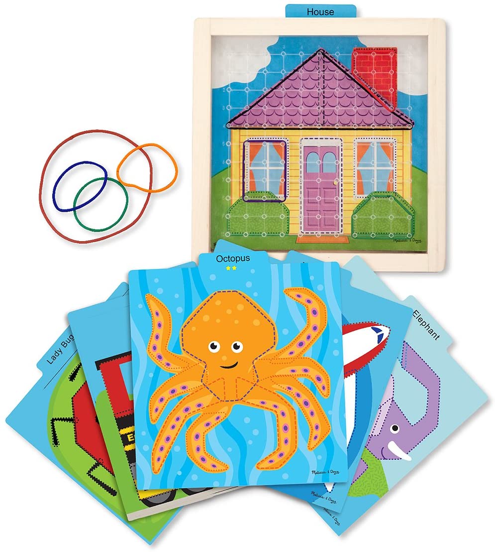 Melissa & Doug Stretch & Match Geoboard