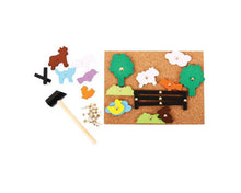 BigJigs Farm Pin-a-Shape