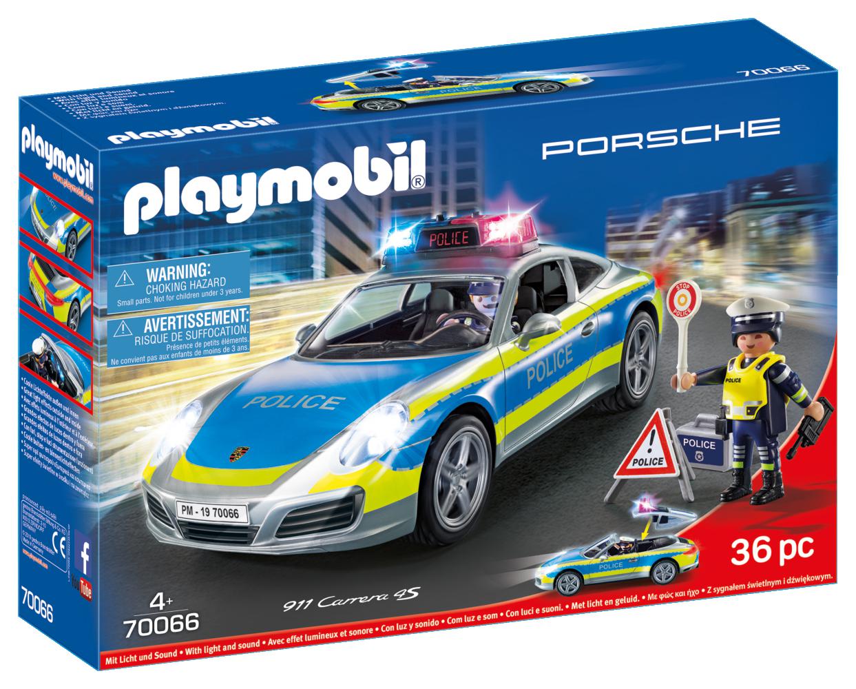 Playmobil 70066 Porsche 911 Carrera 4S Police Car