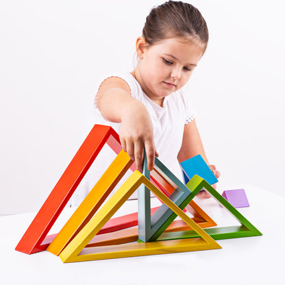 BigJigs Wooden Stacking Triangles