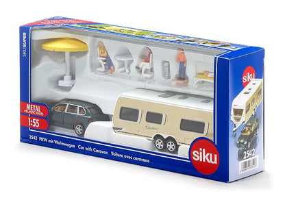 Siku 1:55 Car W/Caravan