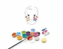Djeco Face Painting Kit Palette 6 Colours - Metallic