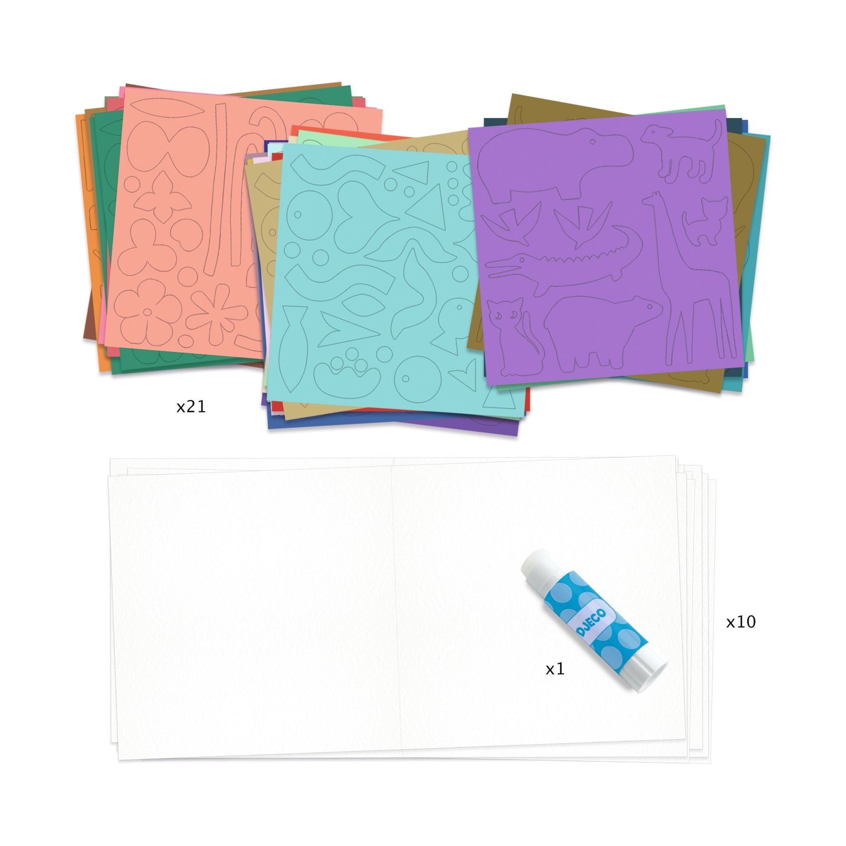 Djeco Creation Box Little Papers