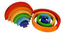 Bauspiel Rainbow Semi-Circle 7 pcs