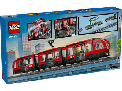 Lego City 60423 Downtown Streetcar and Station