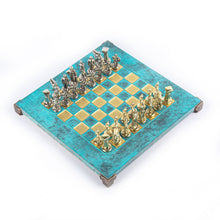 Manopoulos Spartan Warrier Metal Chess Set