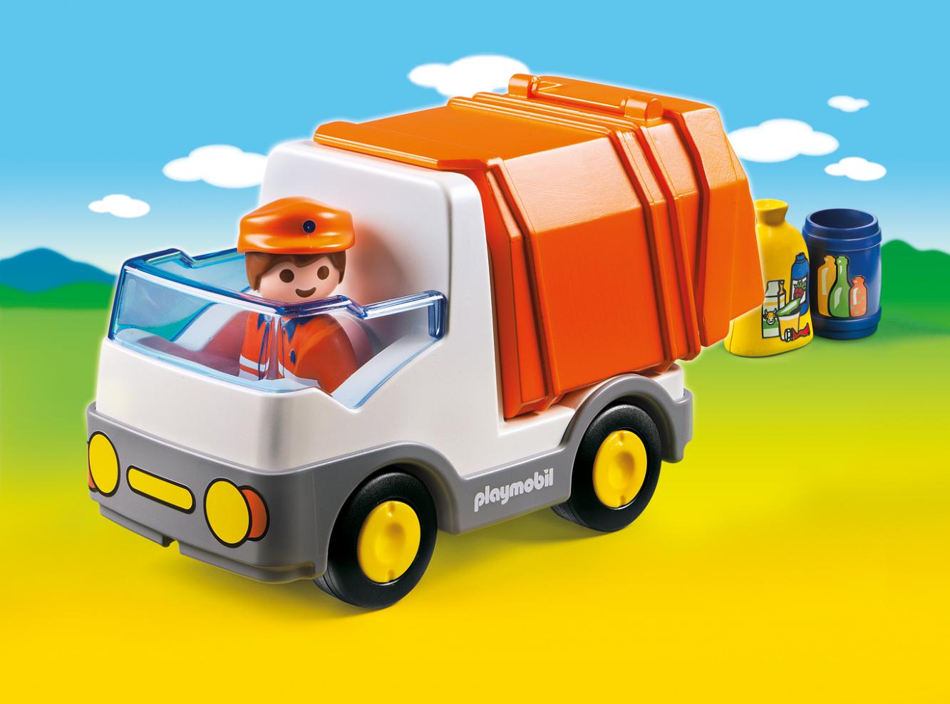 Playmobil 1.2.3 6774 Recycling Truck