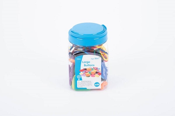 EDX Education Large Buttons Jar & 4 Laces
