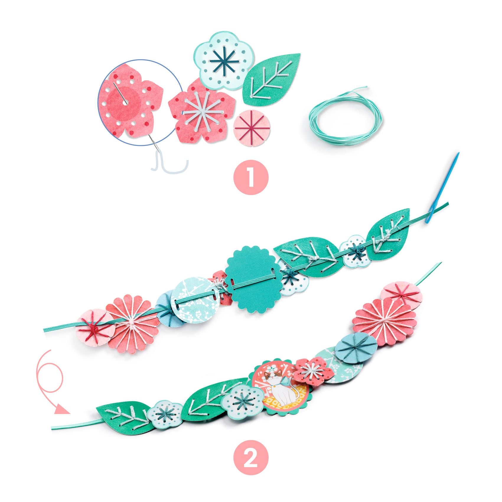 Djeco DIY Necklace To Create Flora