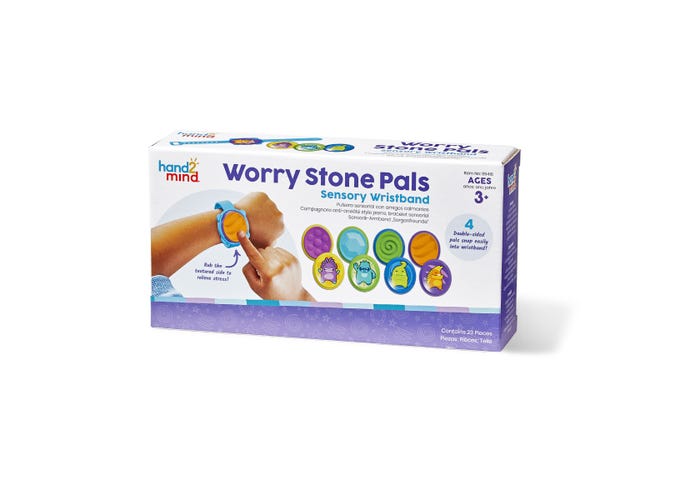 Learning Resources hand2mind Worry Stone Pals (Sensory Wristband)