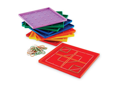 Learning Resources 5 X 5 Pin Geoboards (Set of 10)