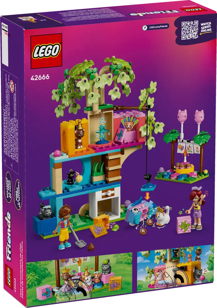 Lego Friends 42666 Cat Birthday Party & Tree House
