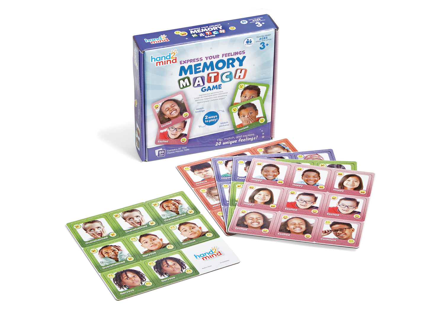 Learning Hand2mind Resources Express Your Feelings Memory Match Game