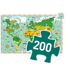 Djeco Around The World 200 Pce Observation Jigsaw Puzzle