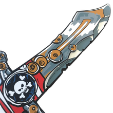 Liontouch Pirate Red Stripe Knife