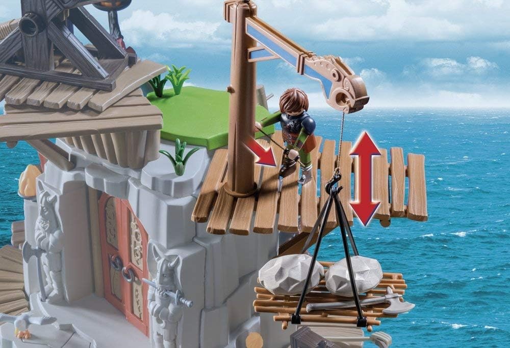 Playmobil 9243 DreamWorks How To Train Your Dragons Berk Island Fortress