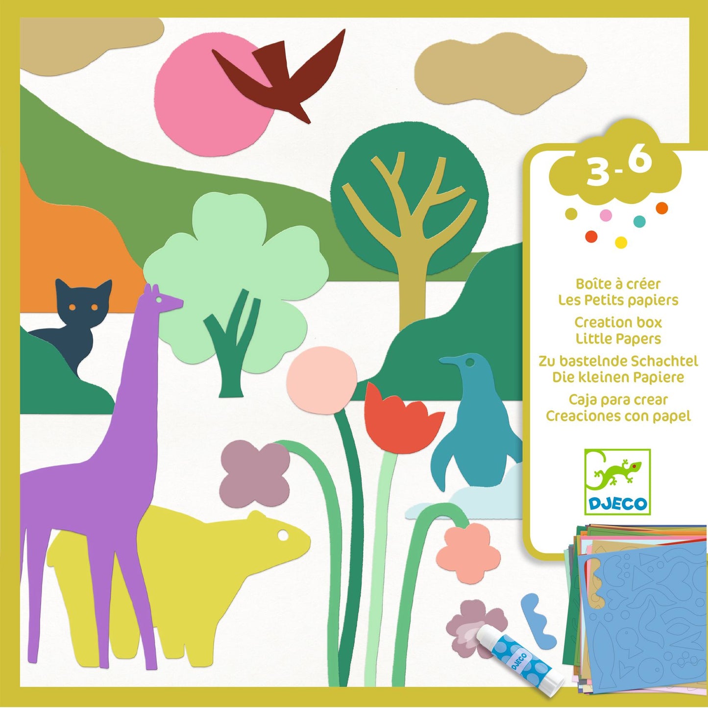 Djeco Creation Box Little Papers