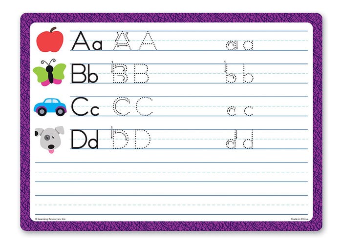 Learning Resources Trace & Learn Writing Activity Set