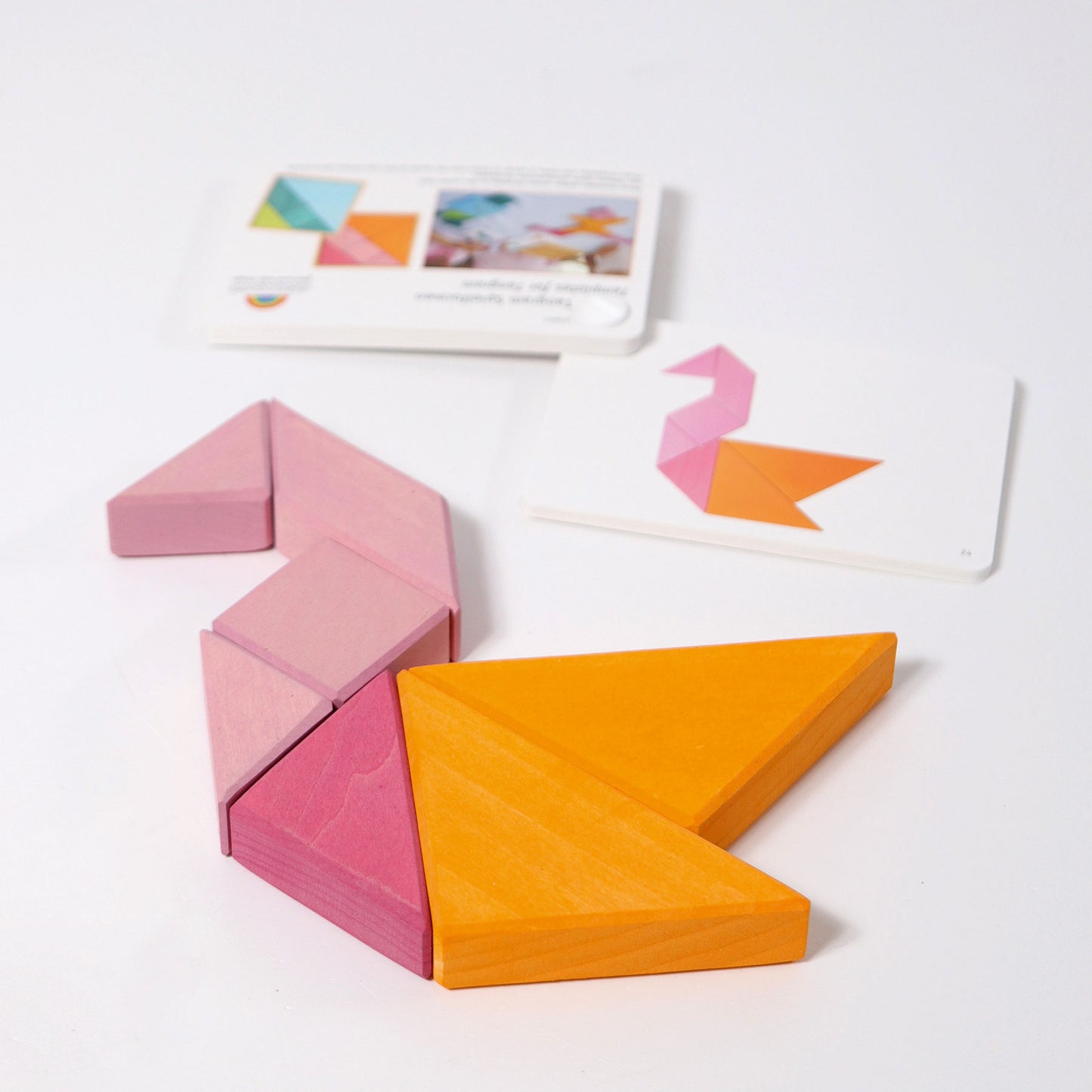 Grimms Tangram Pink-Orange