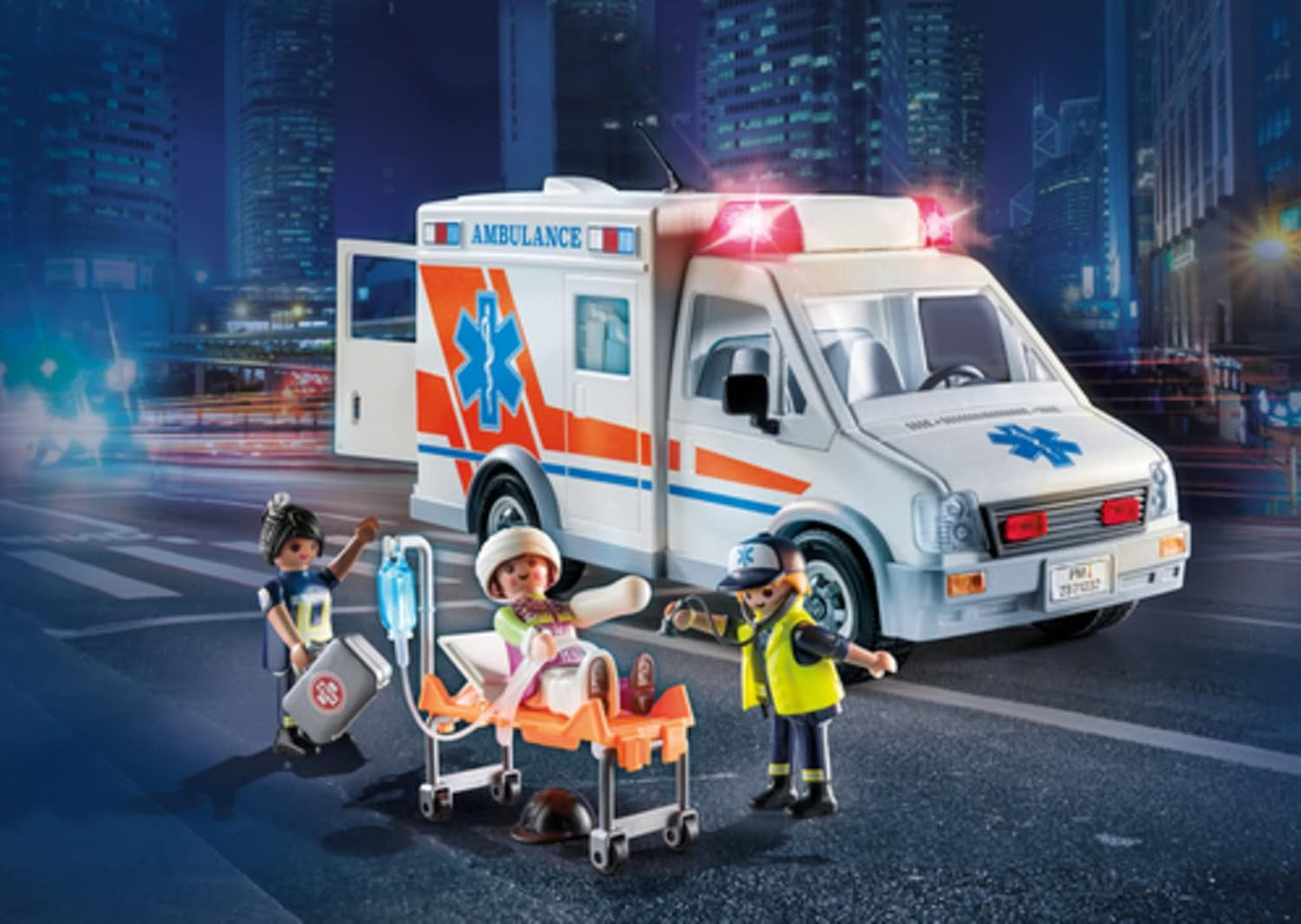 Playmobil 71232 City Action Ambulance With Sound And Lights