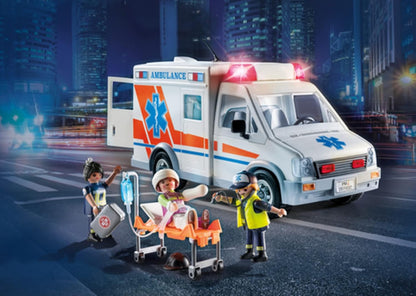 Playmobil 71232 City Action Ambulance With Sound And Lights