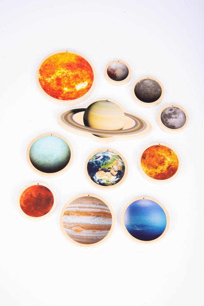 Tickit Wooden Solar System Discs