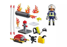 Playmobil 71826 Action Heroes Firefighter with Water Pump