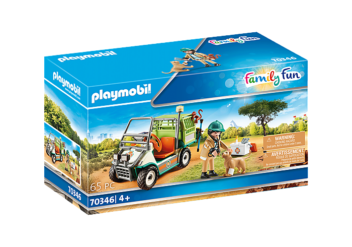 Playmobil 70346 Family Fun Zoo Vet with Medical Cart