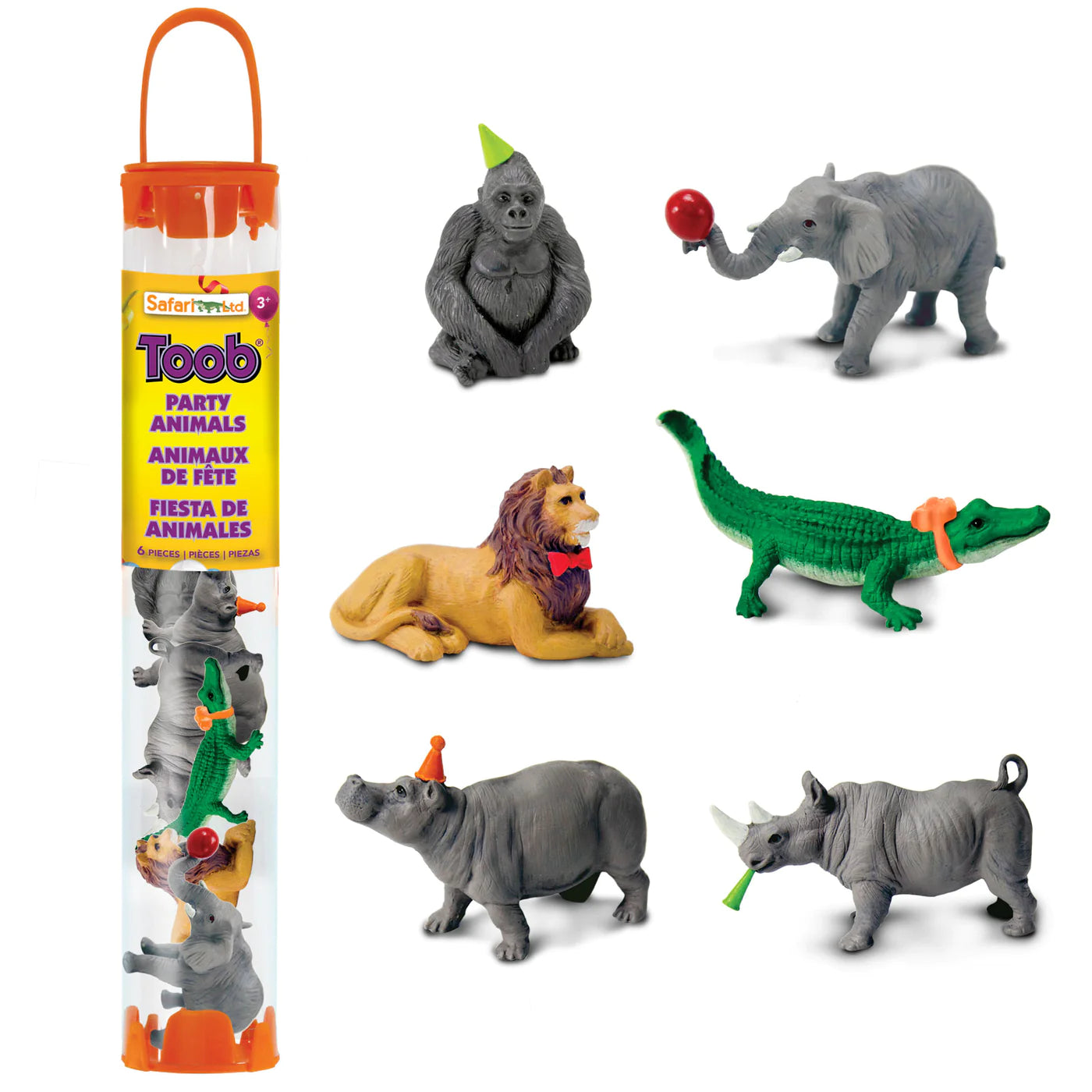 Safari Toob Party Animals Designer (6 Pieces)