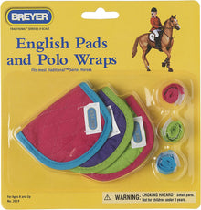 Breyer English Pads & Polos - Hot Colors 3 Pc Assortment