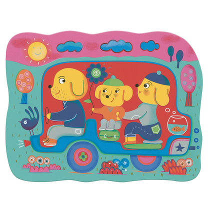 Djeco Magic Colouring - Hidden On The Road (F)