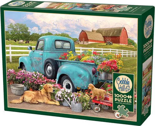 Cobble Hill Puzzles 1000 Pieces Flower Truck