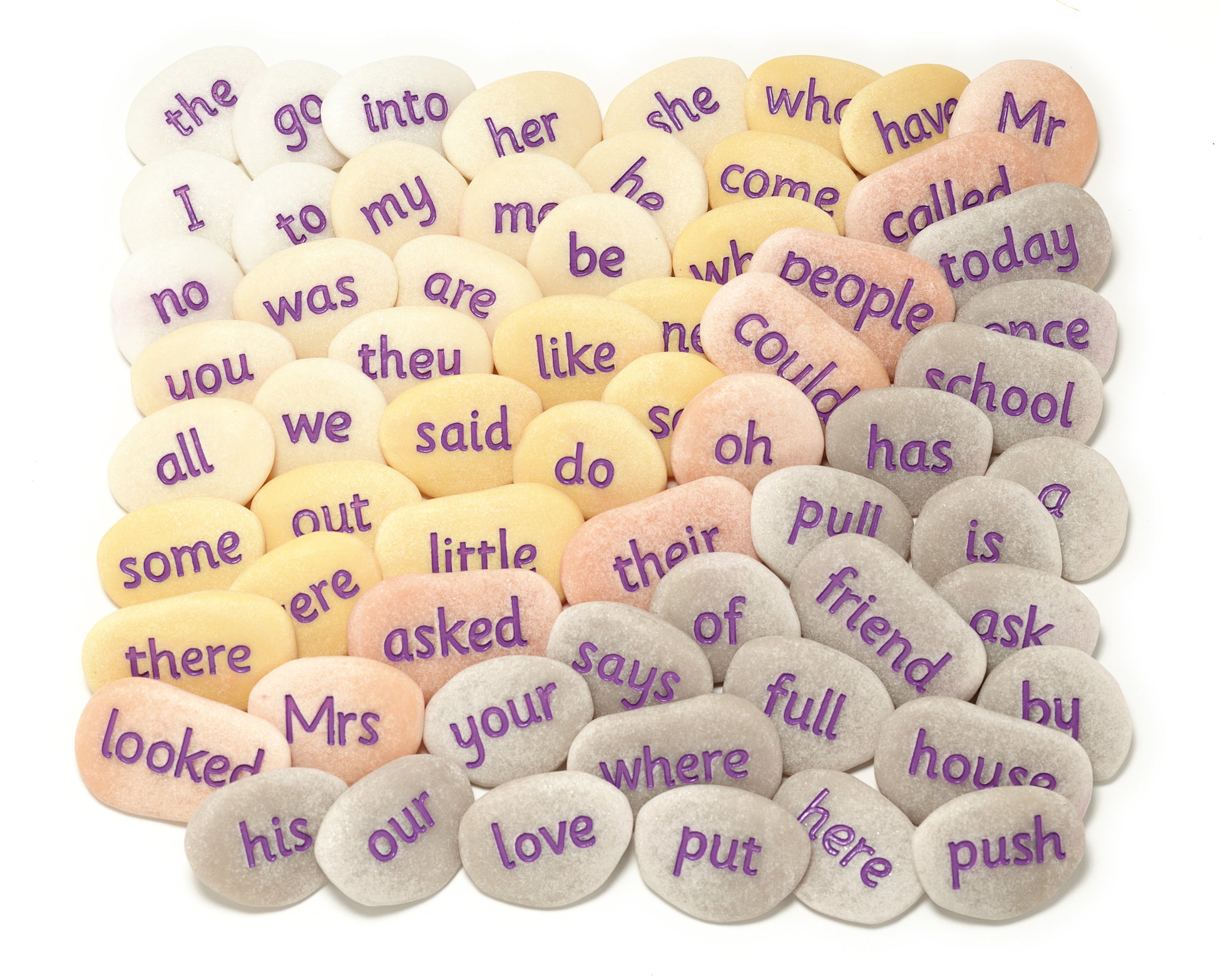 Yellow Door Tricky Word Pebbles Set 1