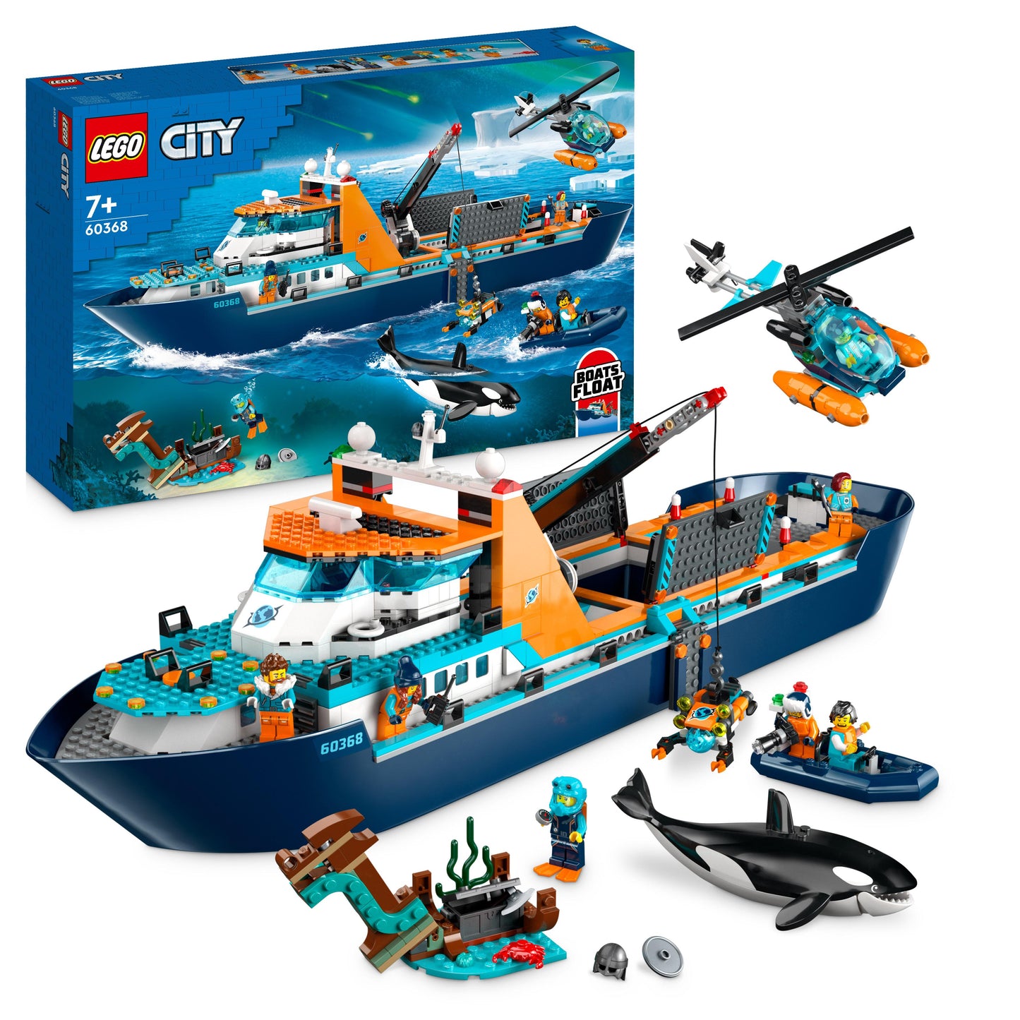 Lego City Exploration 60368 Arctic Explorer Ship (R)