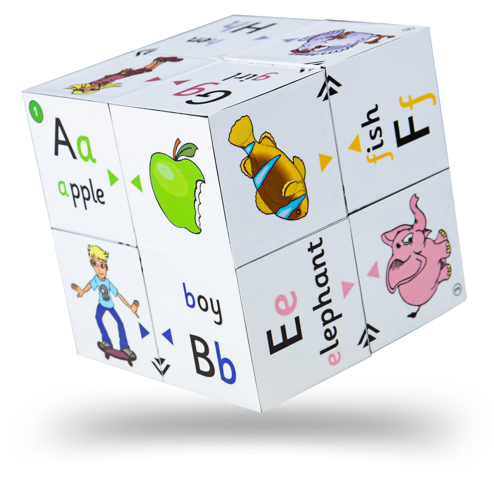 ZooBooKoo Alphabet Cube Book - First Phonics & Colour Matching