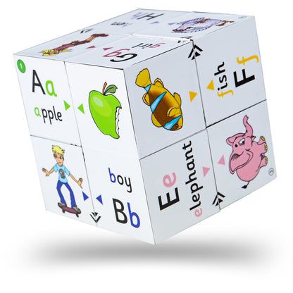 ZooBooKoo Alphabet Cube Book - First Phonics & Colour Matching