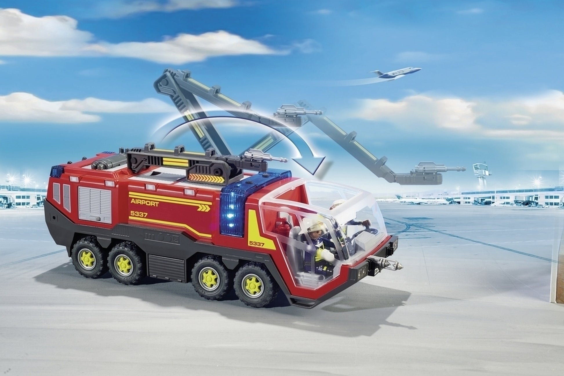 Playmobil 5337 City Action Airport Fire Engine