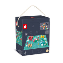 Janod KUBIX 40-Cube Set + Letters / Numbers Puzzle