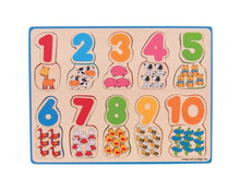 BigJigs Number & Colour Matching Puzzle