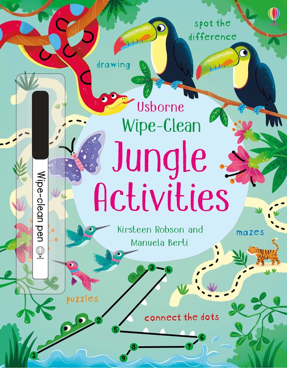 Books - Wipe Clean Jungle Activities