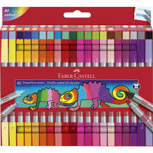 Faber Castell Double Ended Fibre Tip Pens Set Of 40