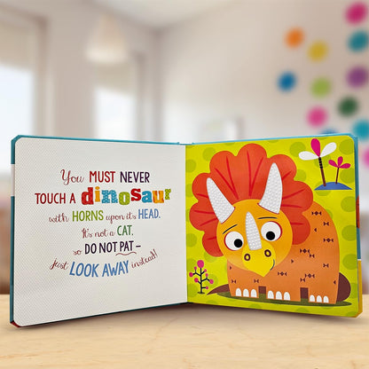 Never Touch a Dinosaur Book