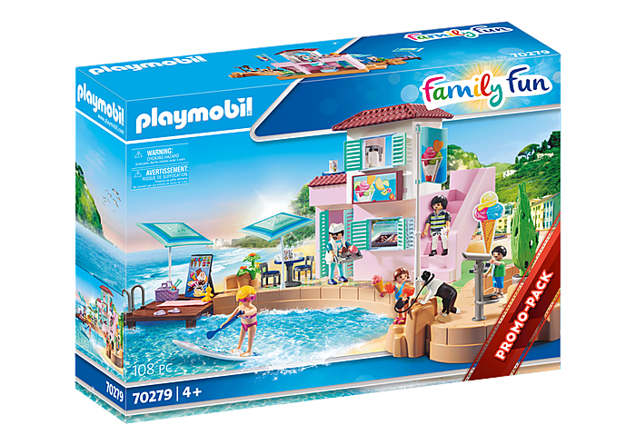 Playmobil 70279 Family Fun Promo Waterfront Ice Cream Shop