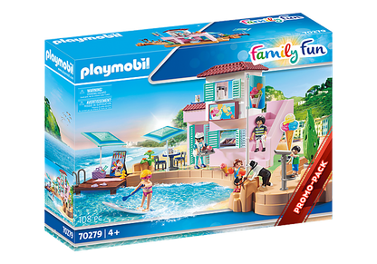 Playmobil 70279 Family Fun Promo Waterfront Ice Cream Shop