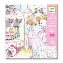 Djeco Little Doors Colouring Sheets - Pupi's Little Doors