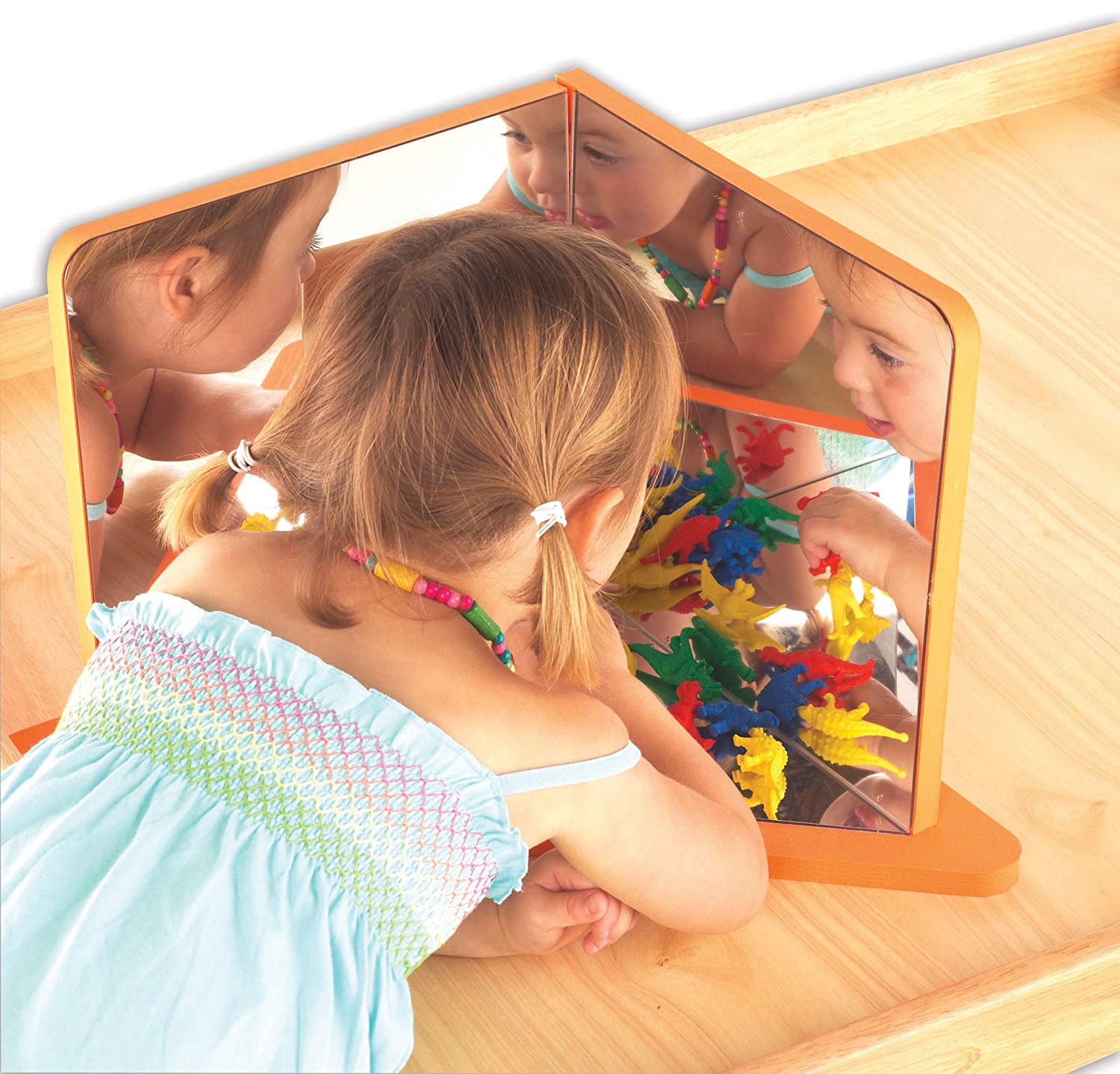 TickiT Softie 4 Way Mirror - Orange